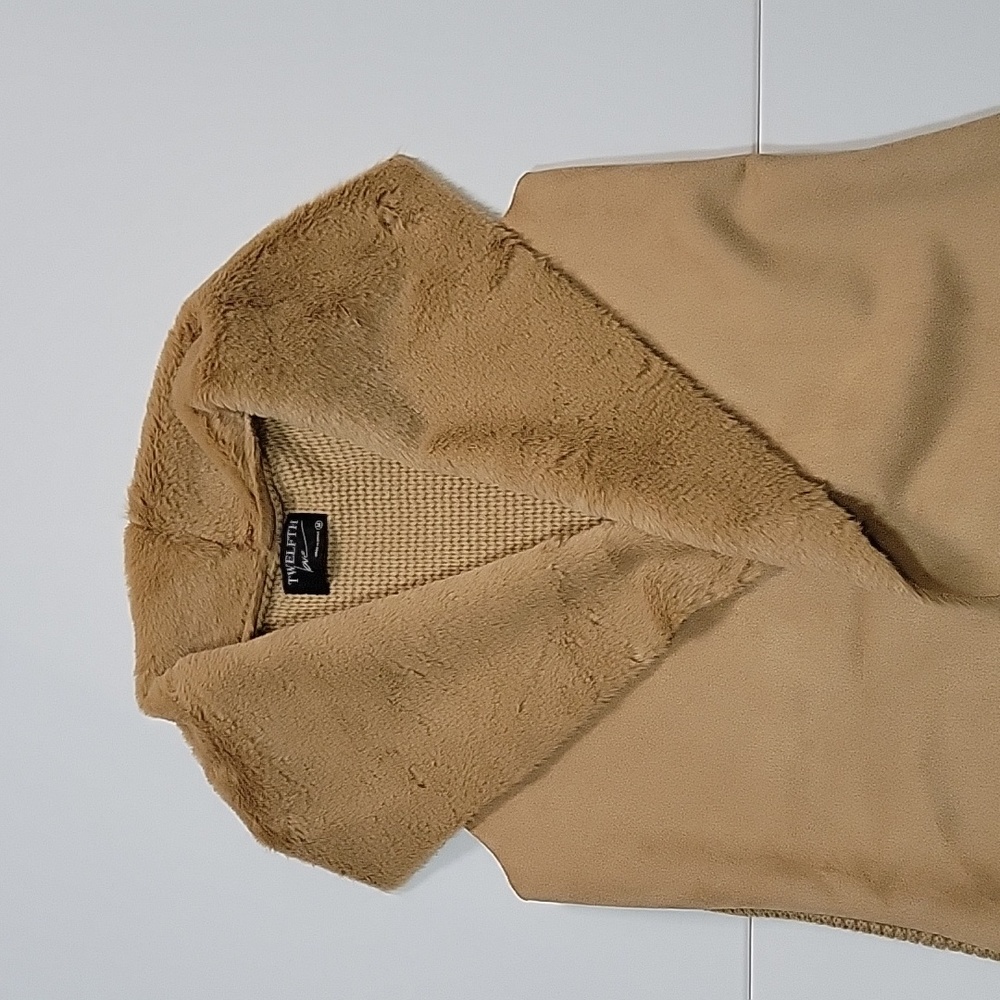 Fall Vest with Faux Fur